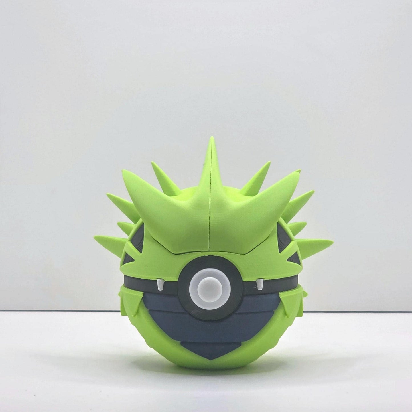 Armored Spiked Creature Ball – Green Rock Beast Edition