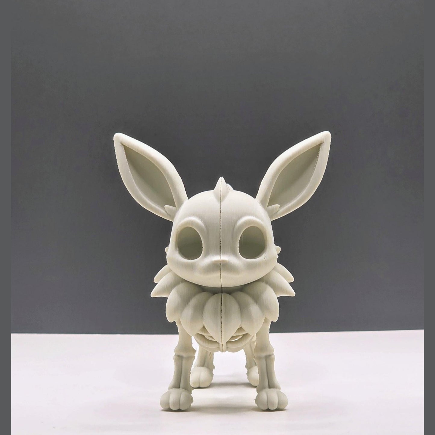 Skeletal Fox Creature Figure – Bone-Inspired Collectible