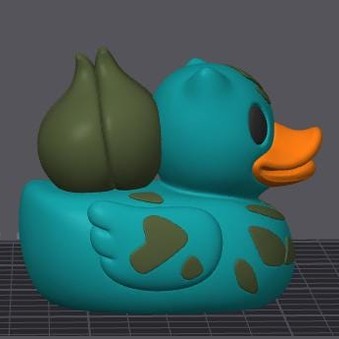 Leafy Creature Duck – Fan Inspired Collectible Figurine