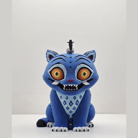 Mystic Cat Duo Anime Figure Set 3D Printed Collector Statue