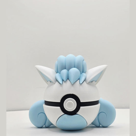 Frosttail Creature Ball Ice Fox Inspired Collectible
