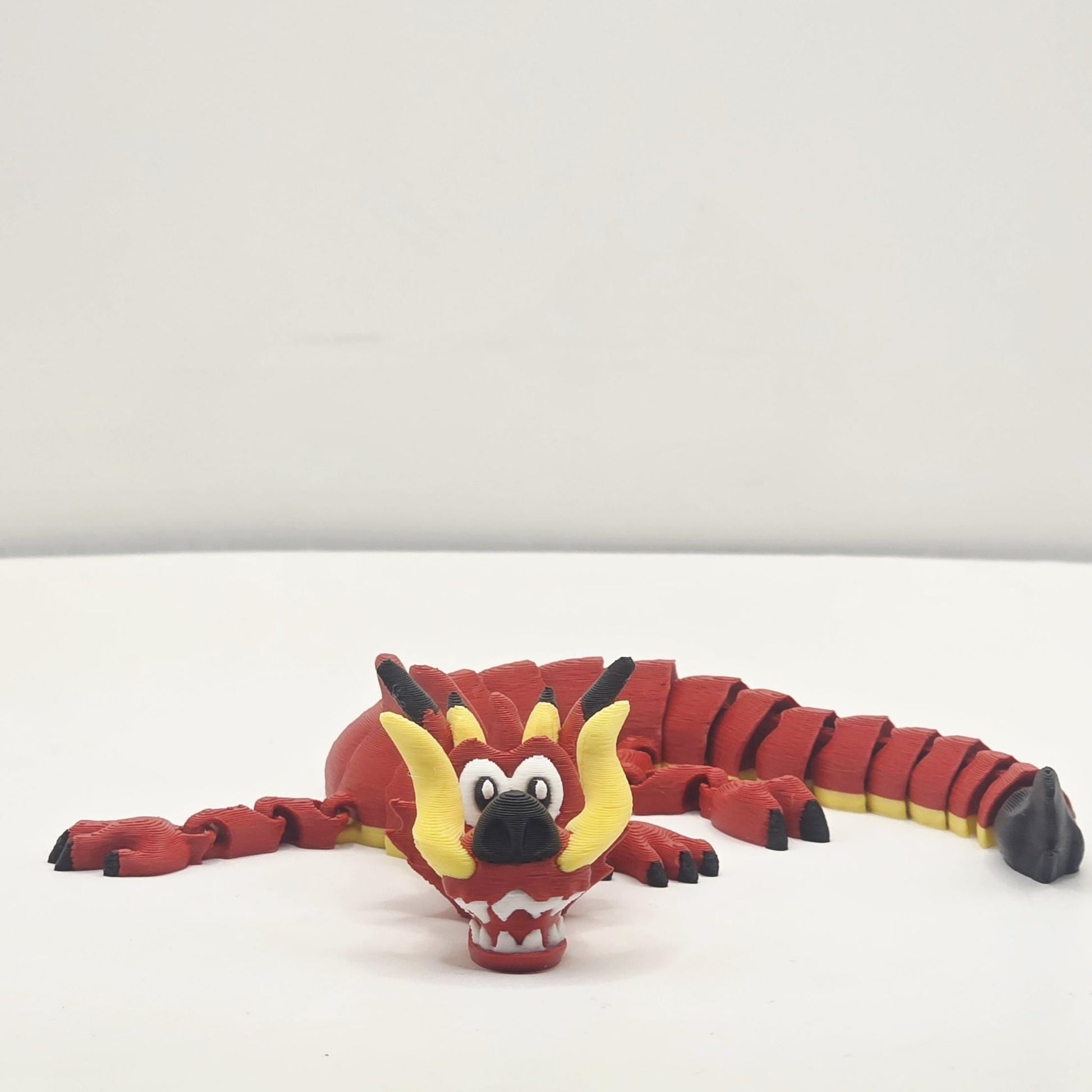 Flexi Fire Dragon 3D Printed Articulated Collectible Figure