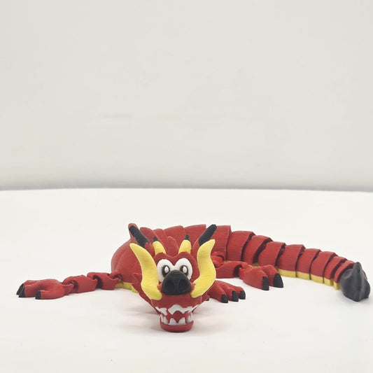 Flexi Fire Dragon 3D Printed Articulated Collectible Figure