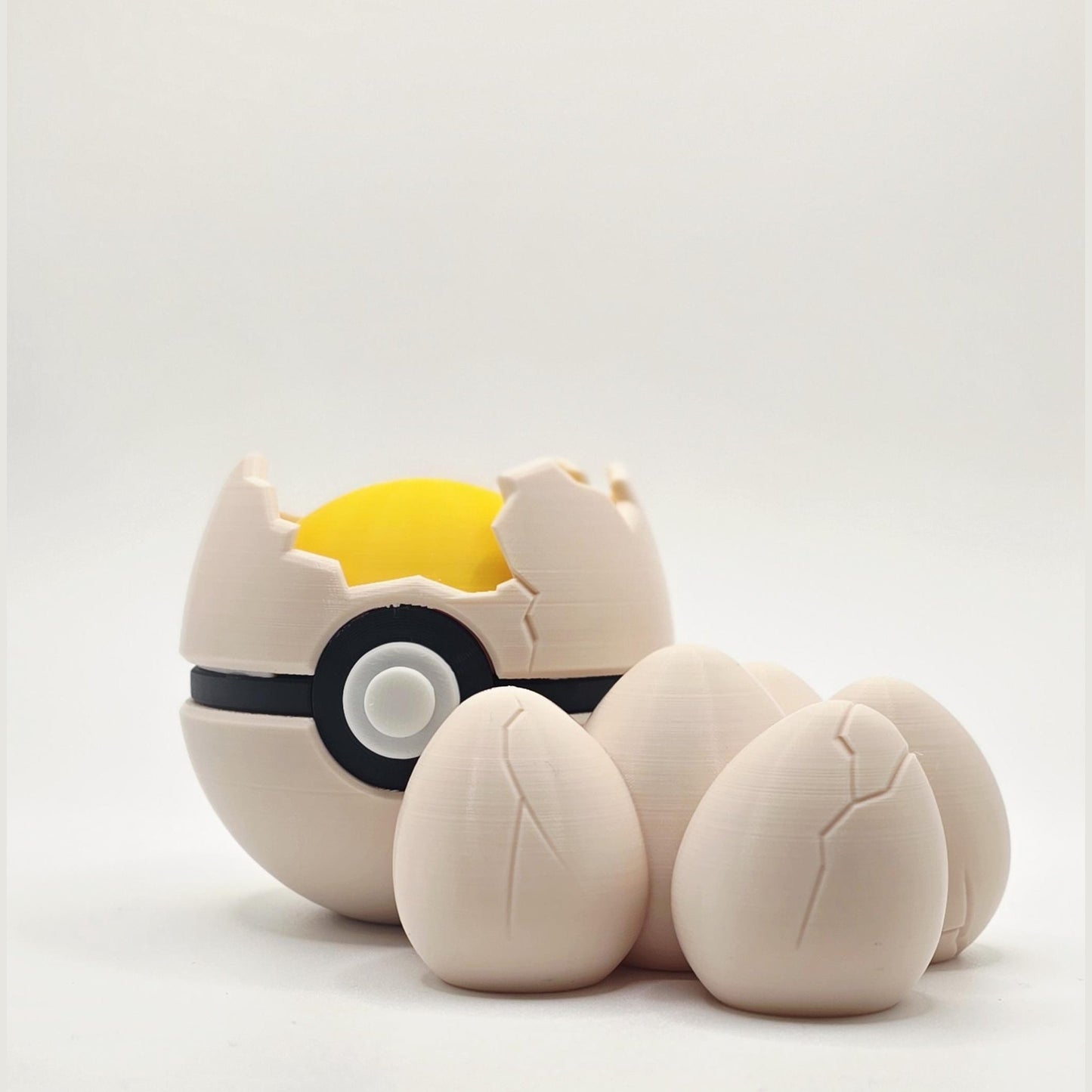 Hatched Egg Inspired Creature Ball Display