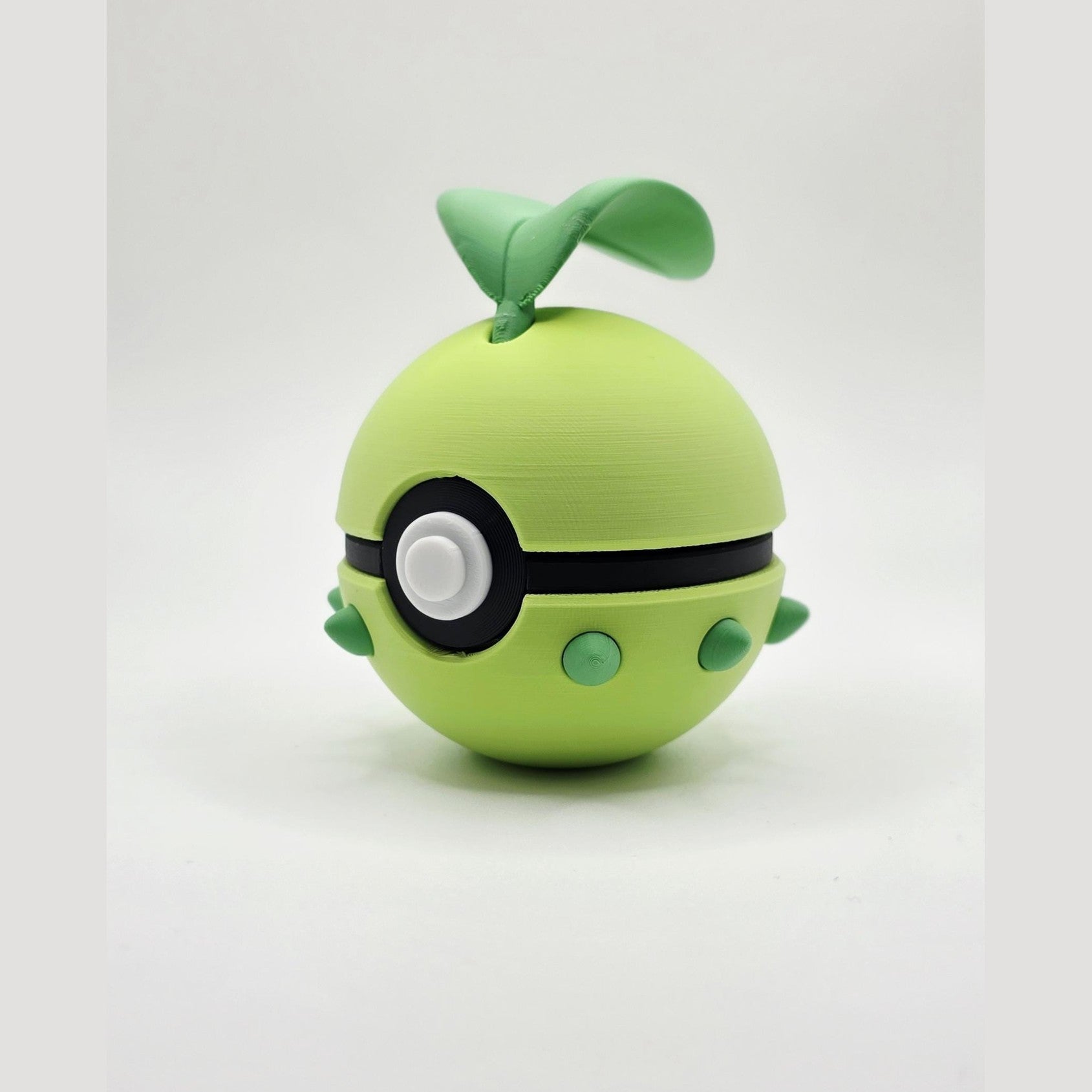 Leaf Starter Inspired Creature Ball Display