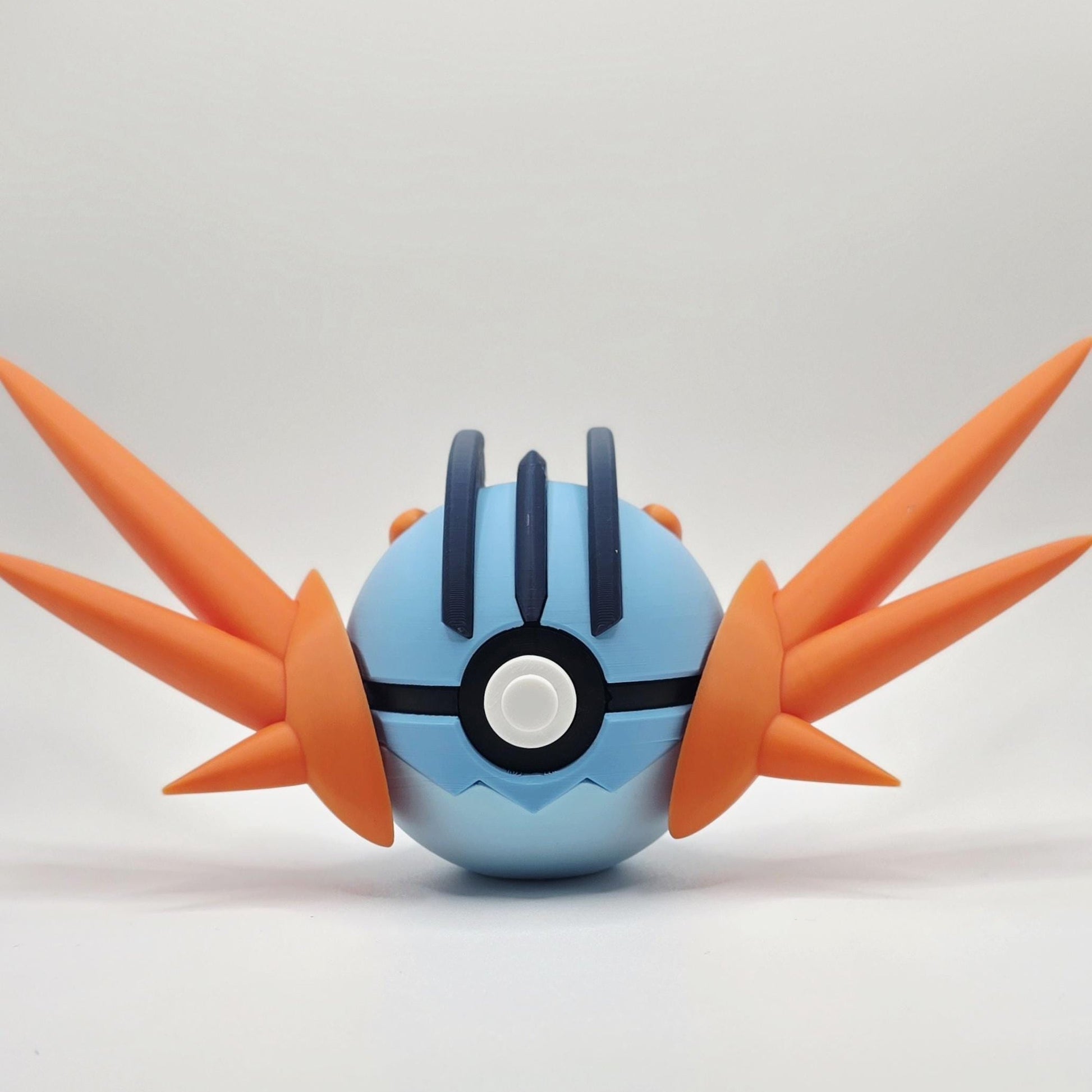 3D Printed Heavy Striker Creature Ball Display – Power Aquatic Inspired Collector Sphere