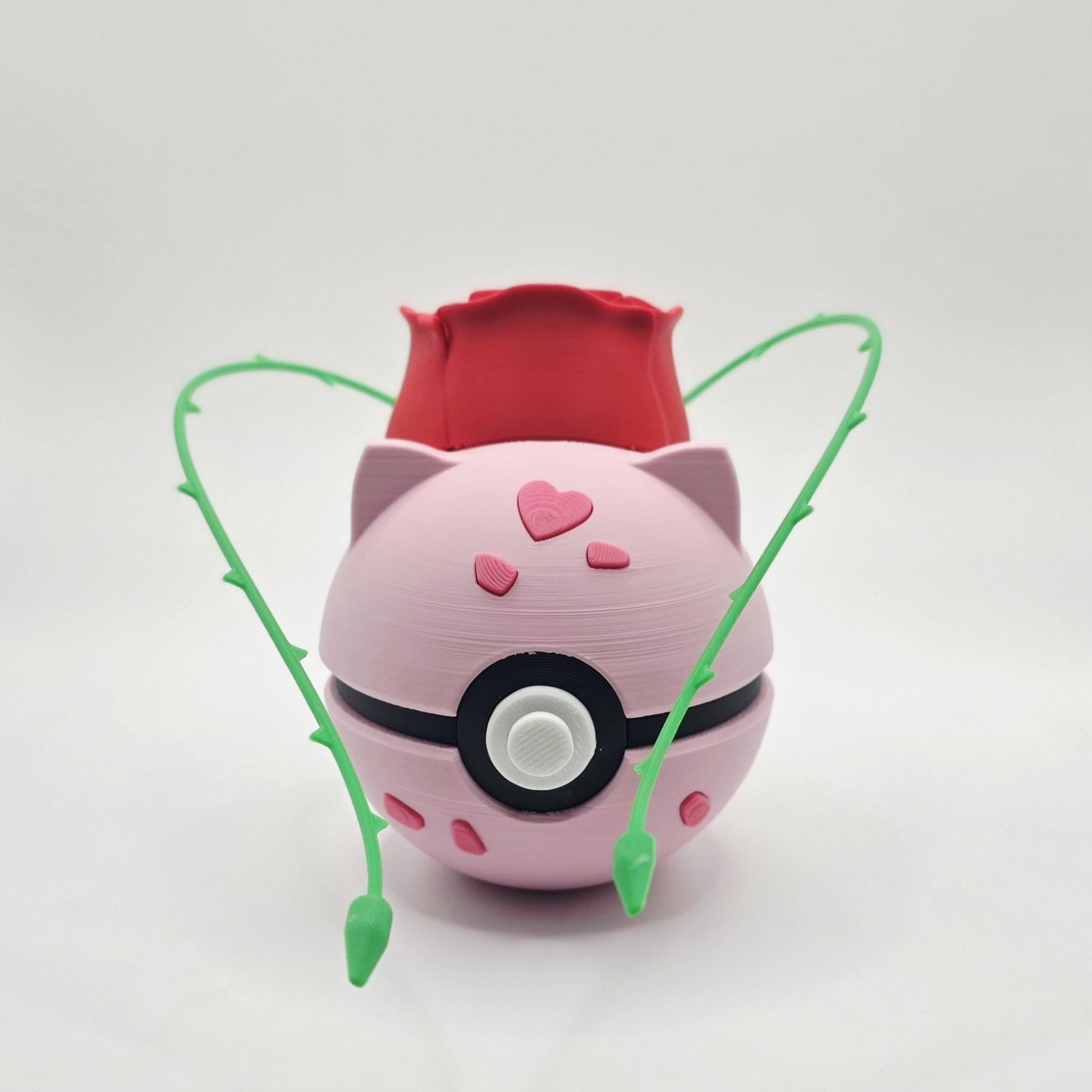 Rose Bulbasaur Bulb Design for Nature Lovers Blossom Bloom Collector Ball