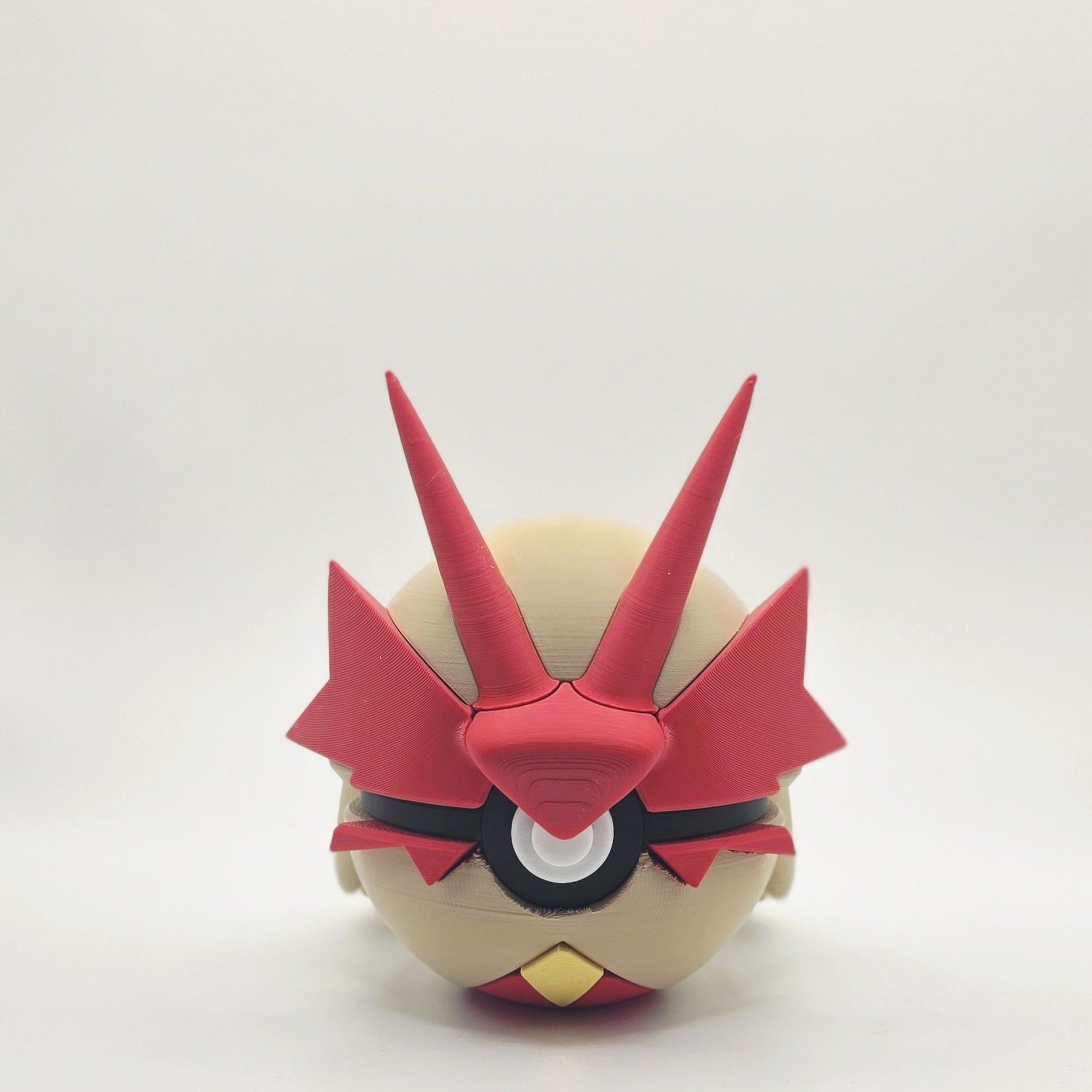 Blazing Vanguard Creature Ball Display – Martial Firebird Inspired Collector Sphere