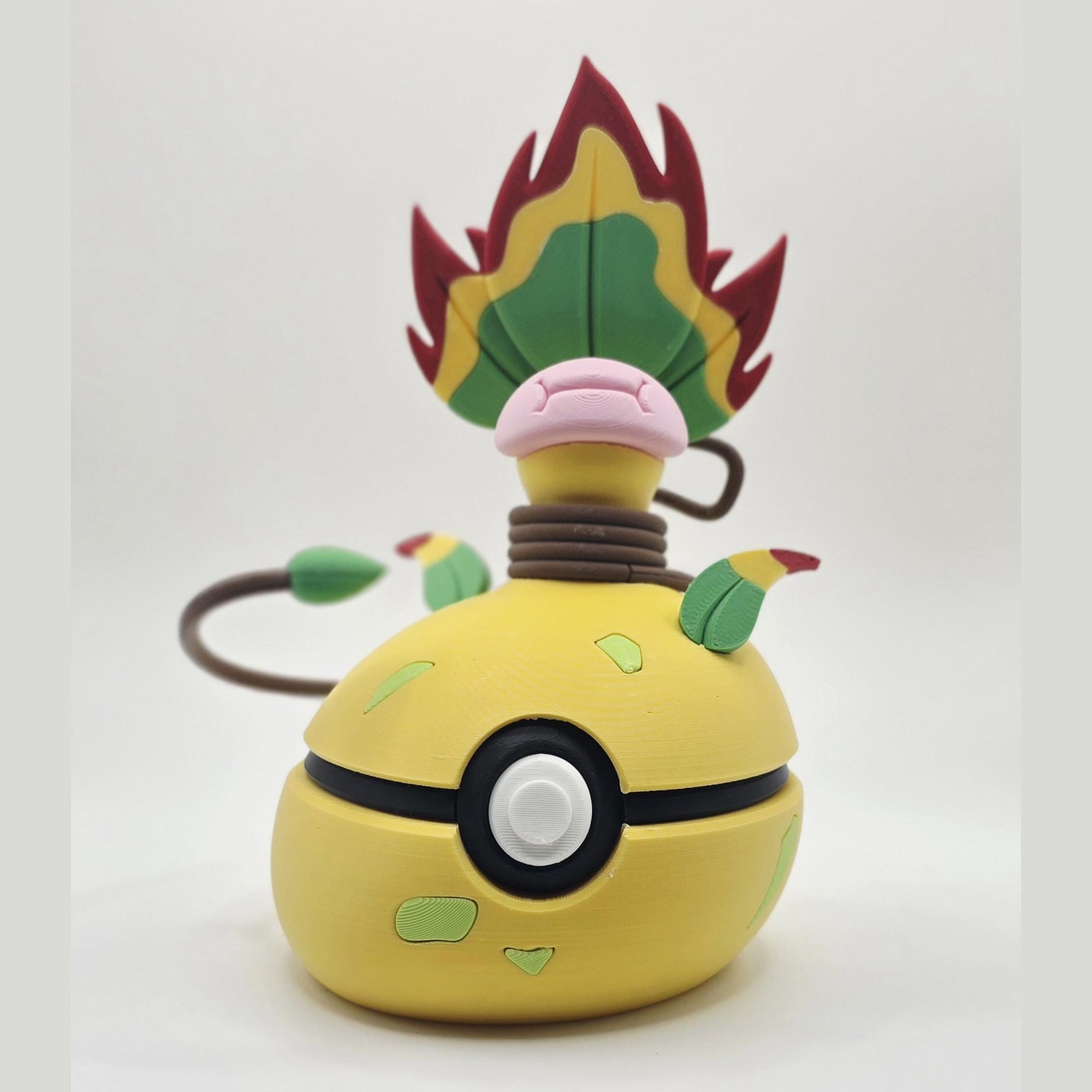 3D Printed Carnivorous Plant Creature Ball Display – Mega Vine Trap Inspired Collector Sphere