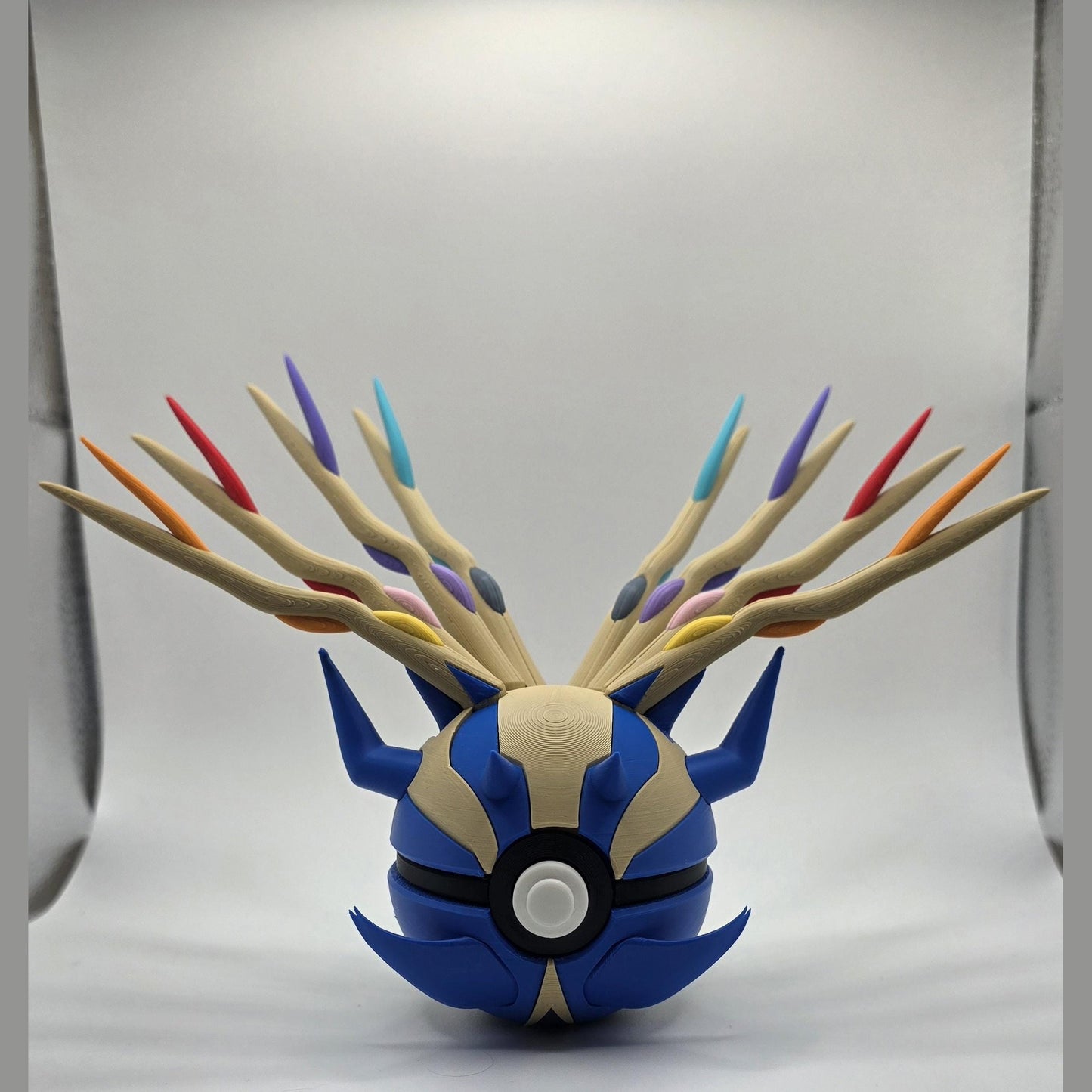 3D Printed Mythical Forest Guardian Creature Ball Display – Radiant Collector Sphere