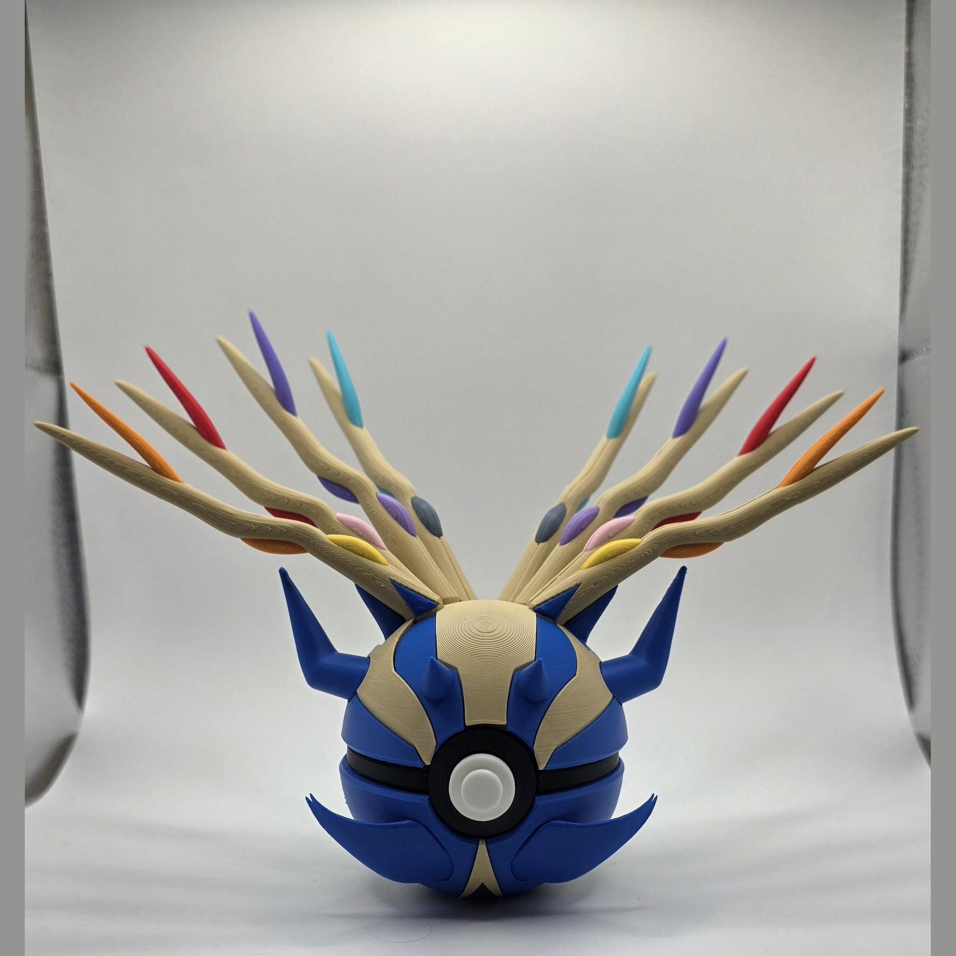 3D Printed Mythical Forest Guardian Creature Ball Display – Radiant Collector Sphere