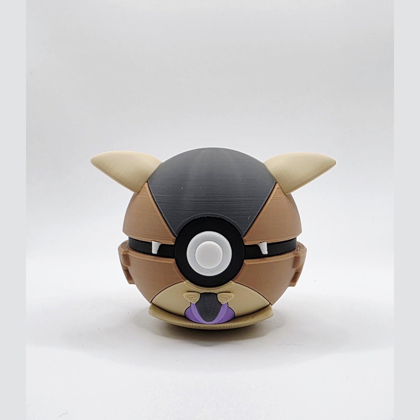 3D Printed Protective Guardian Creature Ball Display – Desert Sentinel Collector Sphere