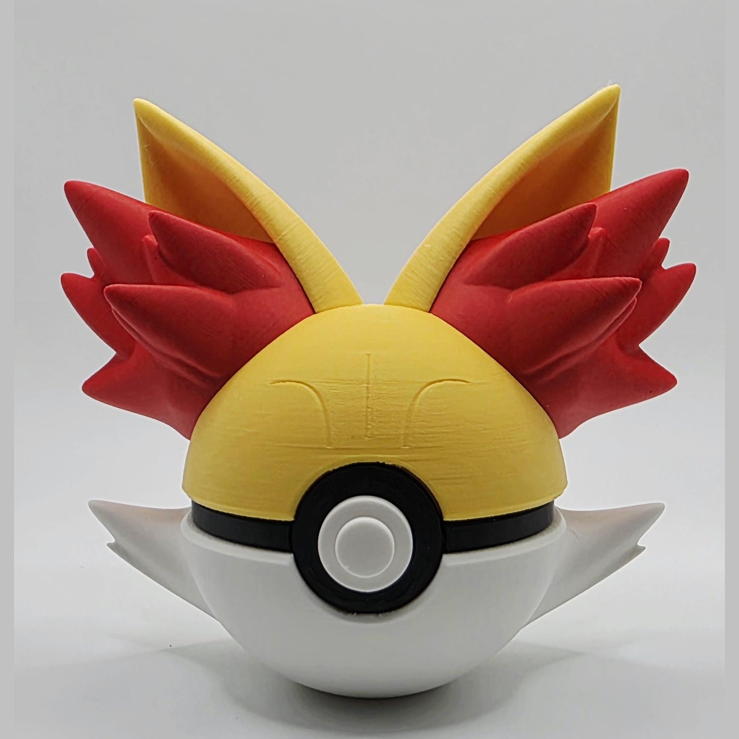 3D Printed Elemental Starter Creature Ball Display – Nature Flame Water Collector Spheres