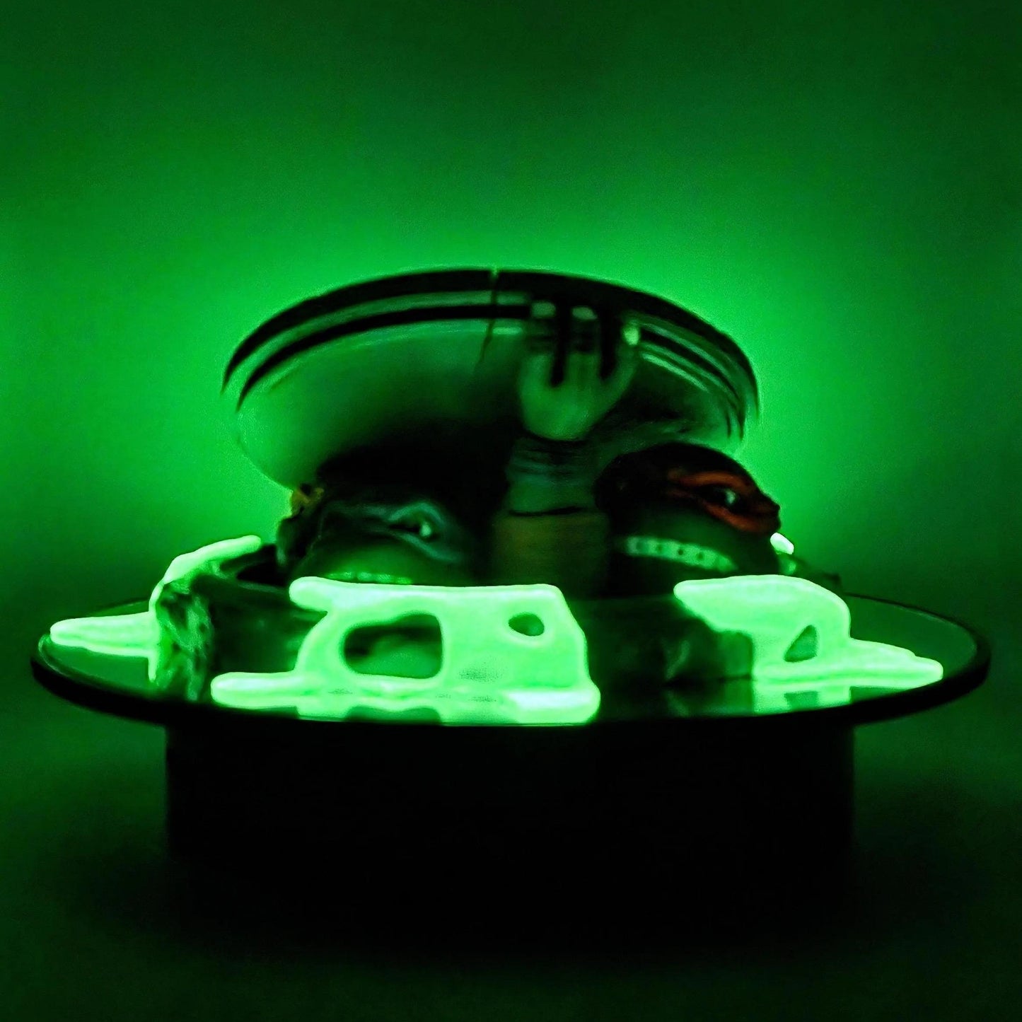 Glow in the Dark Underground Mutant Hero Sewer Diorama – 3D Printed Display Piece