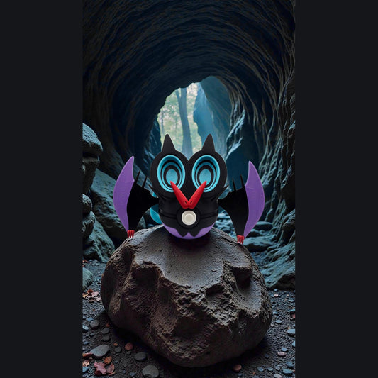 3D Printed Echo Wing Creature Ball Display – Nightflight Collector Sphere