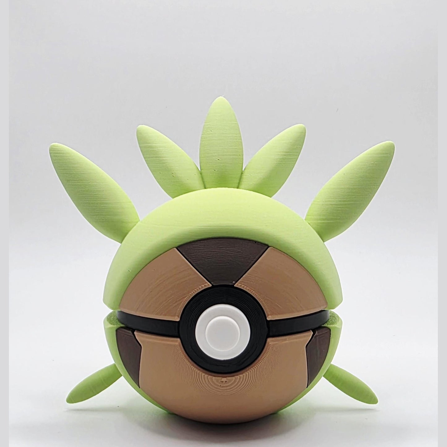 3D Printed Elemental Starter Creature Ball Display – Nature Flame Water Collector Spheres