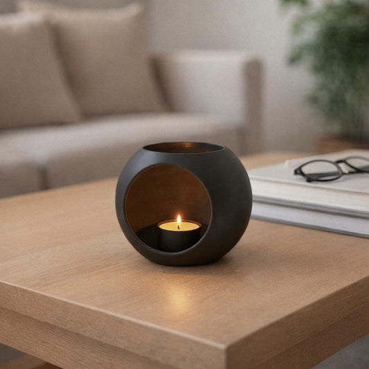 Spherical Tealight Holder | LED Tea Light Candle Stand "Candle in the Wind"