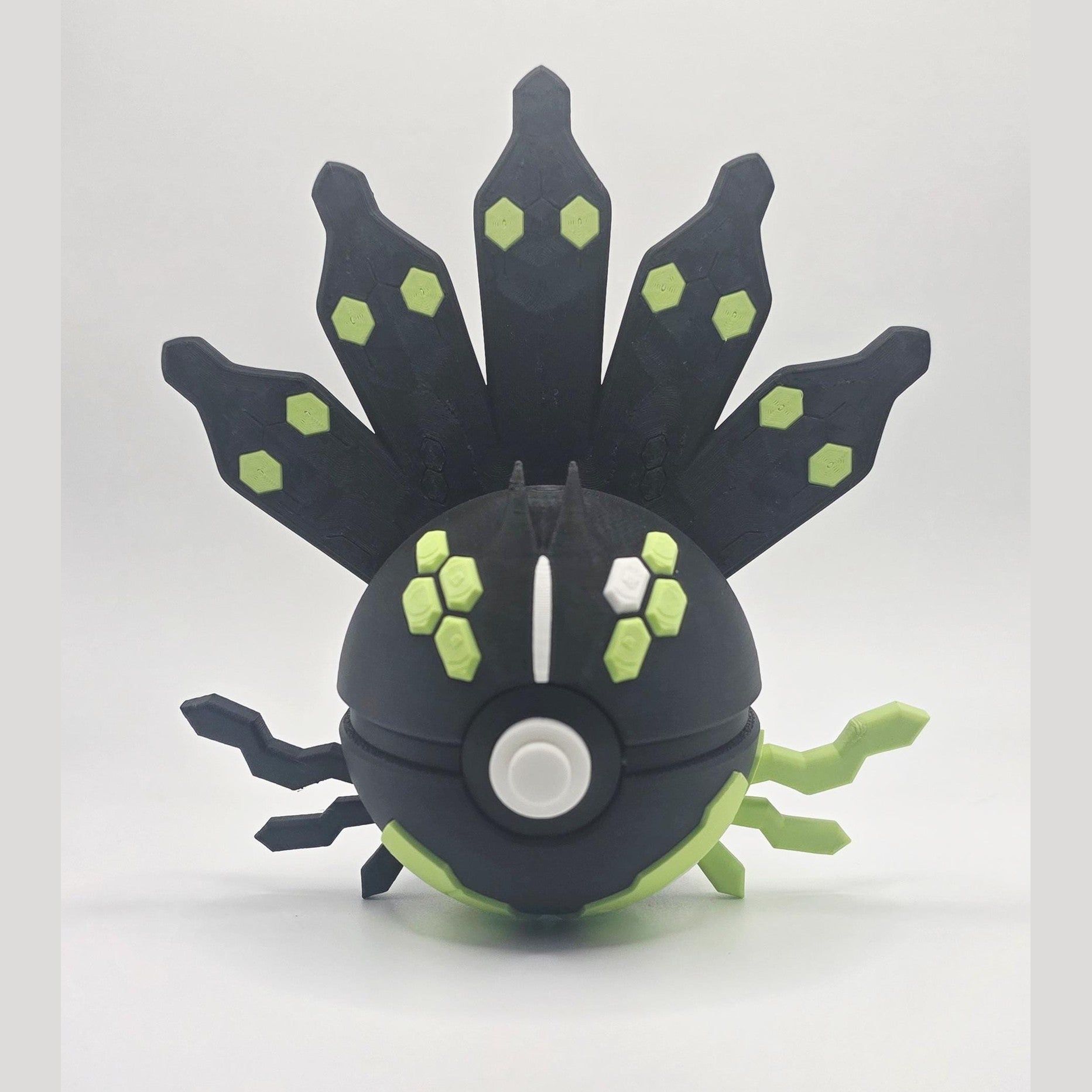 3D Printed Cosmic Guardian Creature Ball Display – Hex Core Collector Sphere