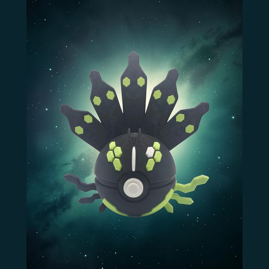 3D Printed Cosmic Guardian Creature Ball Display – Hex Core Collector Sphere