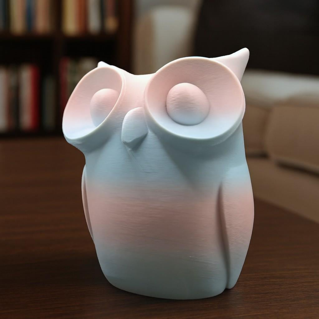 Curious Owl Figurine | Nursery Room Decor "Orpheus the Owl"