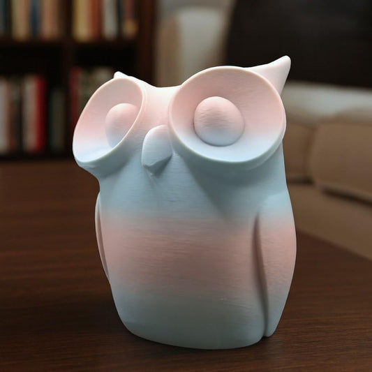 Curious Owl Figurine | Nursery Room Decor "Orpheus the Owl"