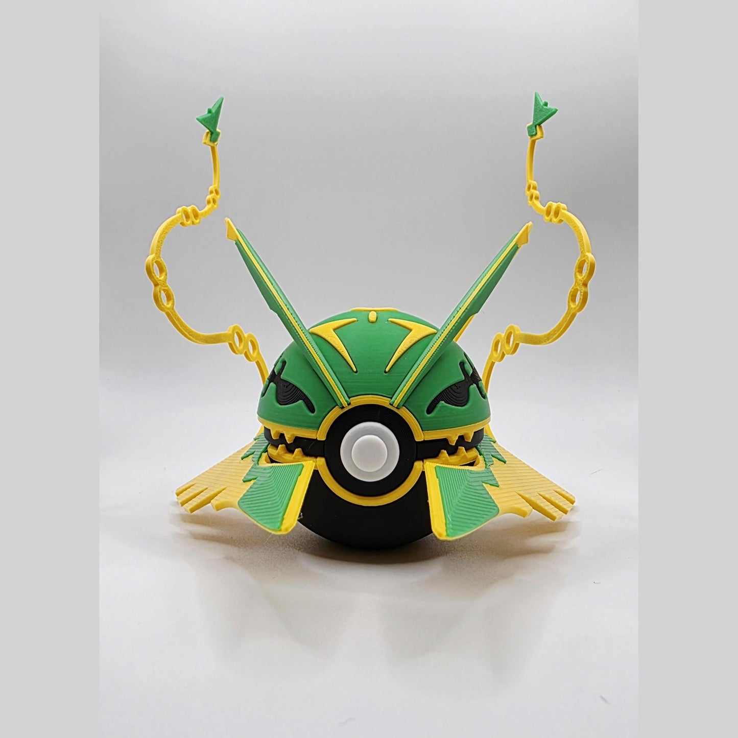 3D Printed Sky Serpent Mega Form Creature Ball Display – Celestial Dragon Collector Sphere