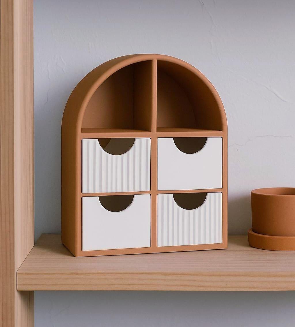 Trinket Shelf | Vanity Organizer | Jewelry Holder "Treasures in the Cupboard"