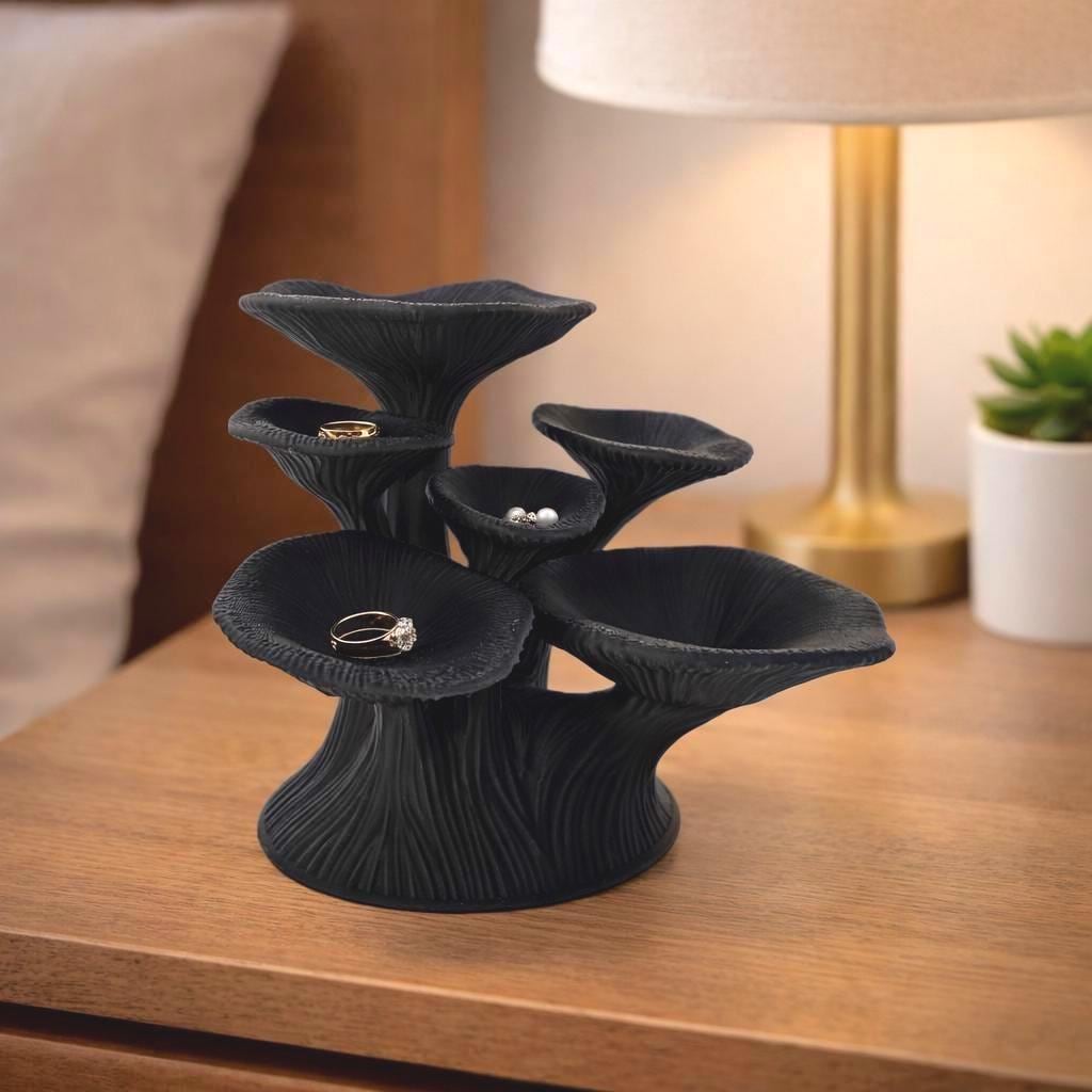 Fungi-Inspired Jewelry Stand "Funky Fungus"