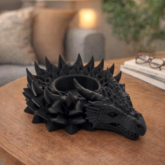 Dragon Tealight Holder | LED Candle Stand "Fire Breath"