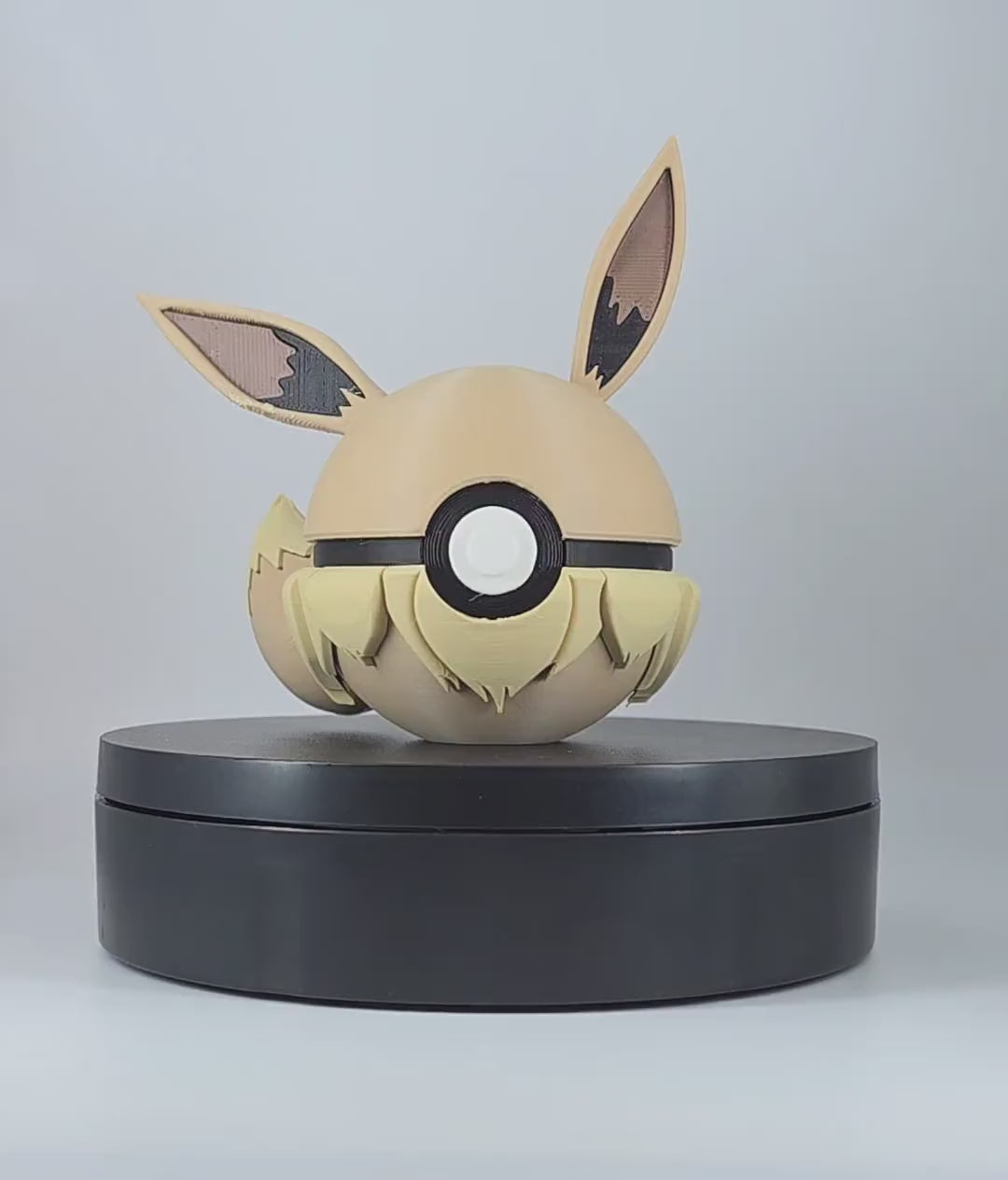 Eevee Iconic Ears and Fluffy Collar Soft Fur Collector Ball