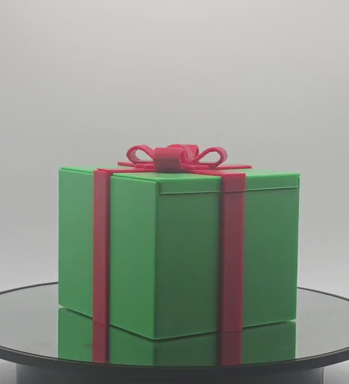 Christmas Prank Box Surprise Gift with Santa Hat Twist