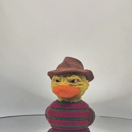 Freddy Krueger Horror-Inspired Collectible for Thrill Seekers Nightmare Hunter Duck