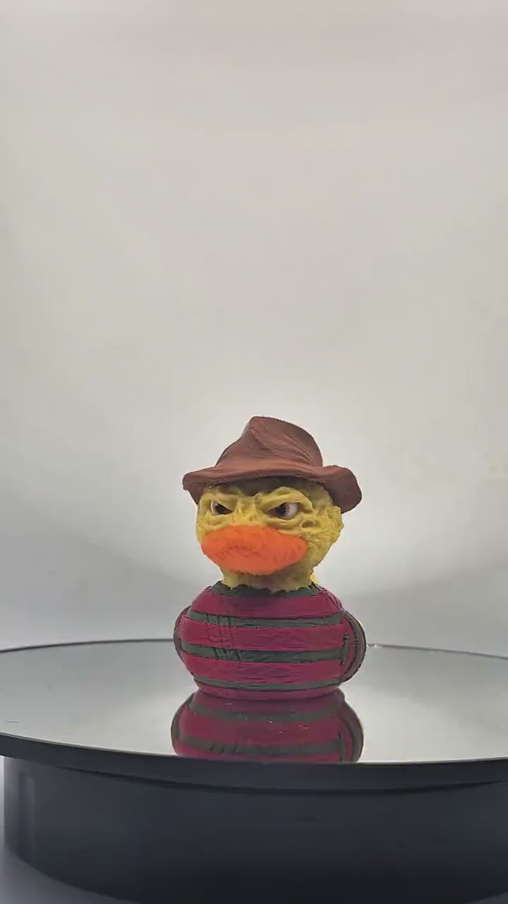 Freddy Krueger Horror-Inspired Collectible for Thrill Seekers Nightmare Hunter Duck