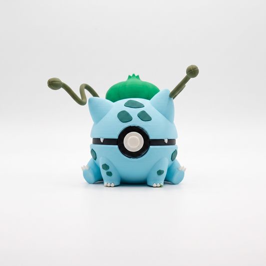 Grass starter blooming bulb creature ball collector figure main view