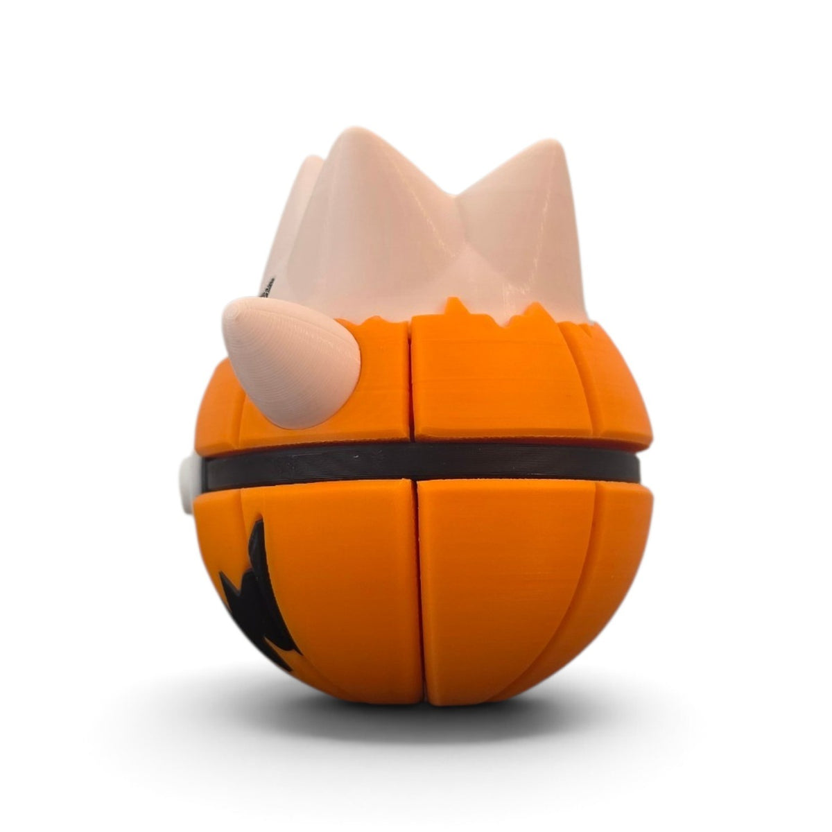 Jack-o-lantern egg hatchling creature ball alternate angle view