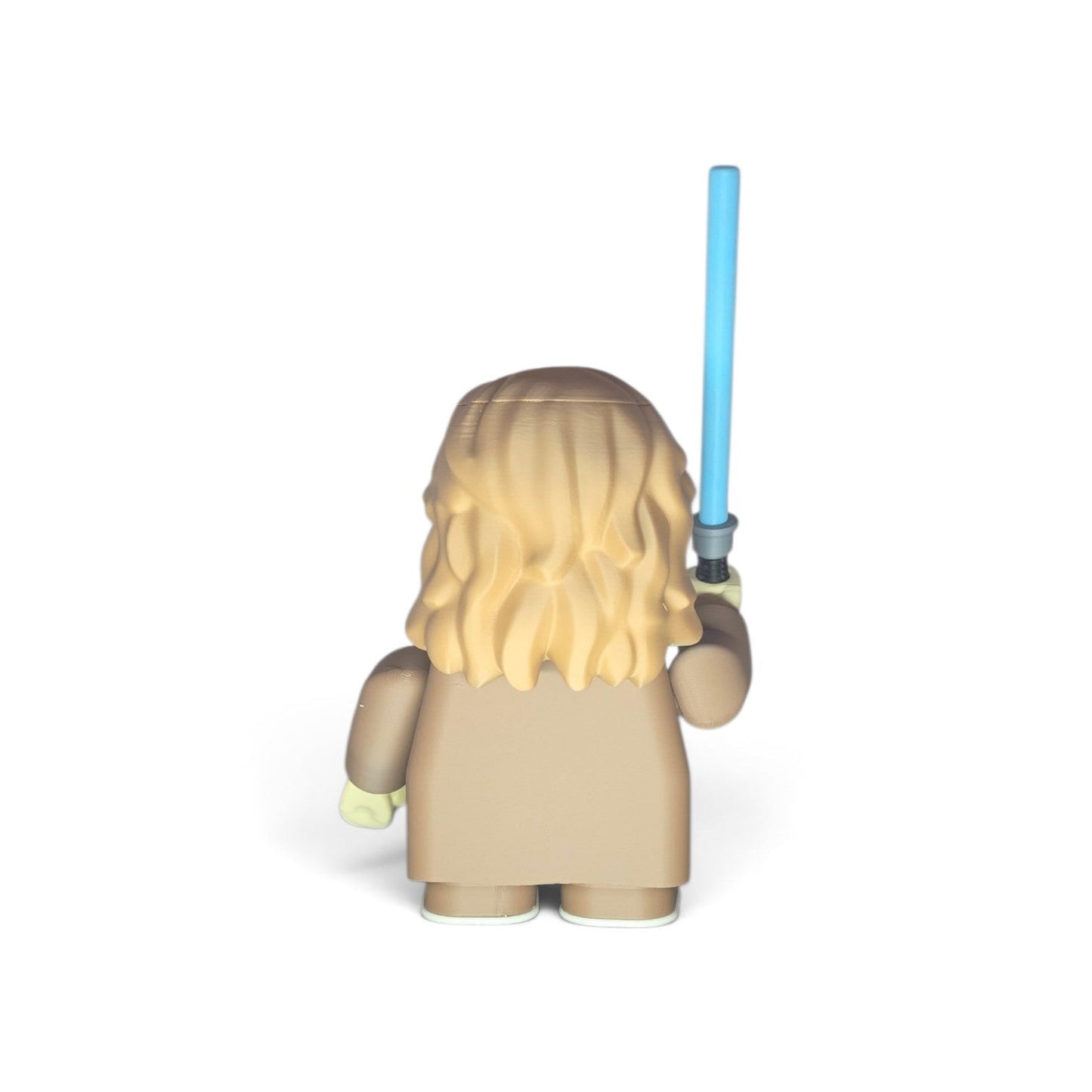 Legendary Jedi master block chunk figure collectible side view