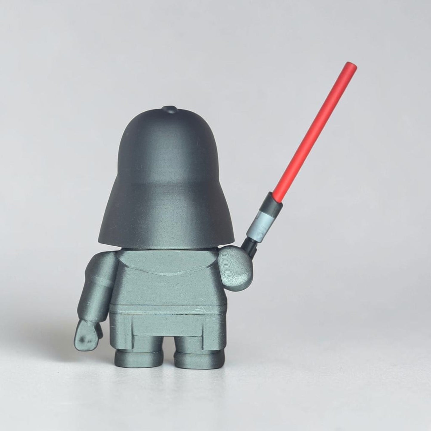 Dark side lord block chunk figure collectible angle view