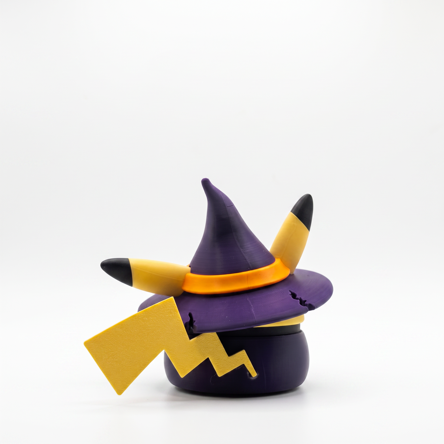 Halloween witch electric mouse creature ball collector figure angle view