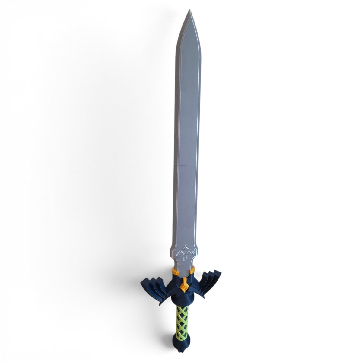 Legendary hero sword cosplay replica main view showing hilt and blade