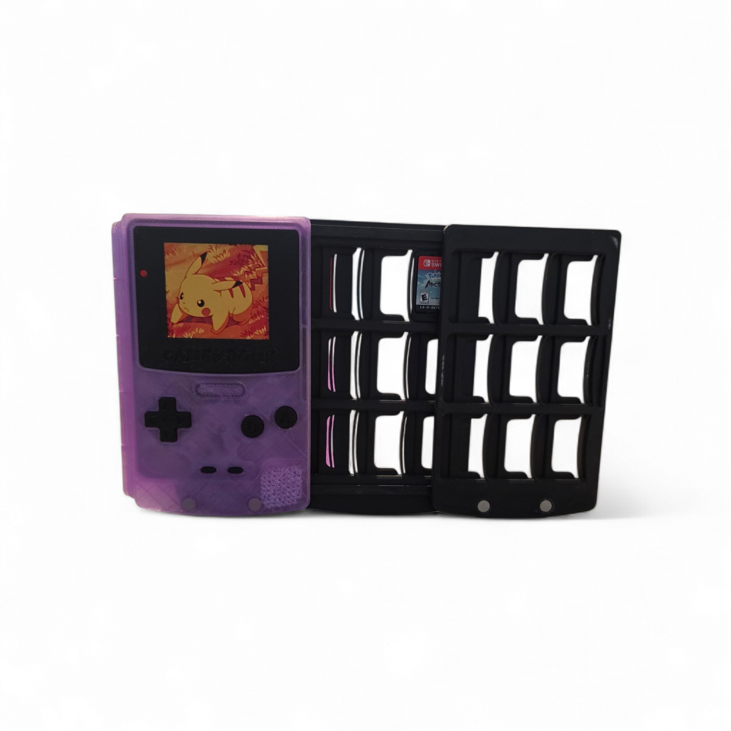 GameBook Retro Handheld Switch Cartridge Holder 27 Game Display