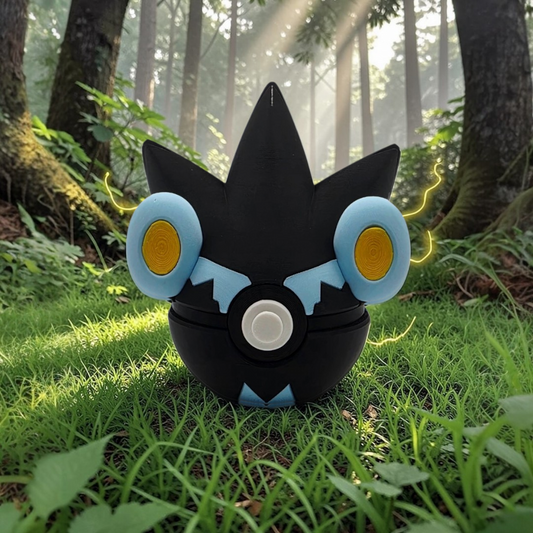 3D Printed Electric Lion Creature Ball Premium Collector Display Piece