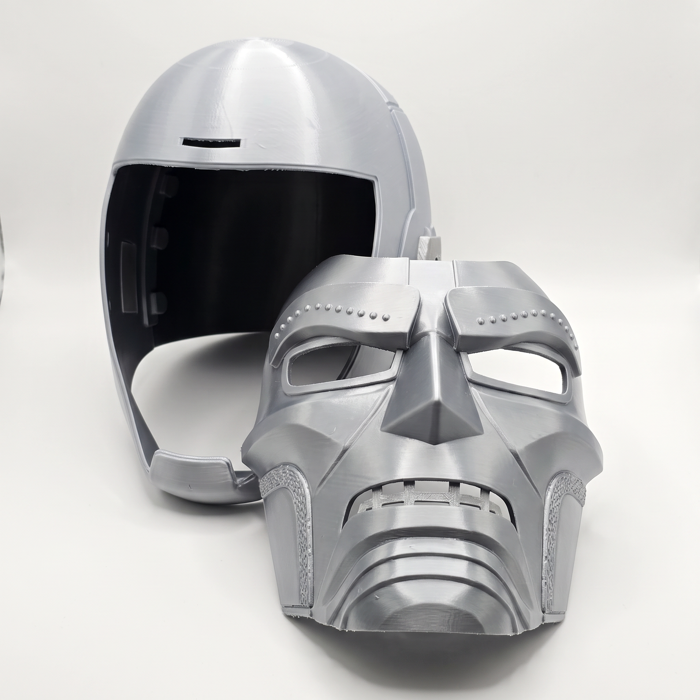 Iron Tyrant Metallic Villain Cosplay Display Mask